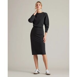 RHONE Black Midi Dress